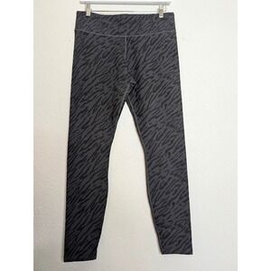 Pact Womens Leggings Gray Organic Cotton Size Large Zebra Sustainable Comfort